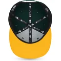 gorra-plana-verde-y-amarilla-snapback-9fifty-essential-de-oakland-athletics-mlb-de-new-era