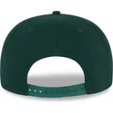 gorra-plana-verde-y-amarilla-snapback-9fifty-essential-de-oakland-athletics-mlb-de-new-era