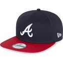 gorra-plana-azul-marino-y-roja-snapback-9fifty-essential-de-atlanta-braves-mlb-de-new-era