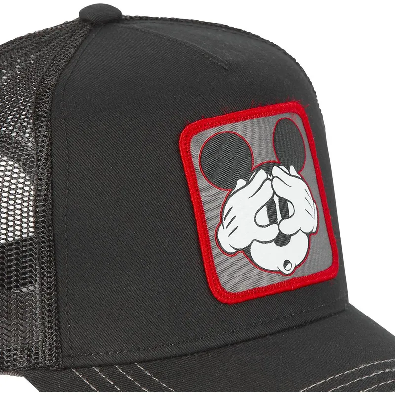 mutzen-gebogen-schwarz-snapback-mickey-mouse-disney-von-capslab mutzen-gebogen-schwarz-snapback-mickey-mouse-disney-von-capslab