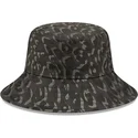 eimer-grau-der-bucket-gris-leopard-patterned-tapered-von-new-era
