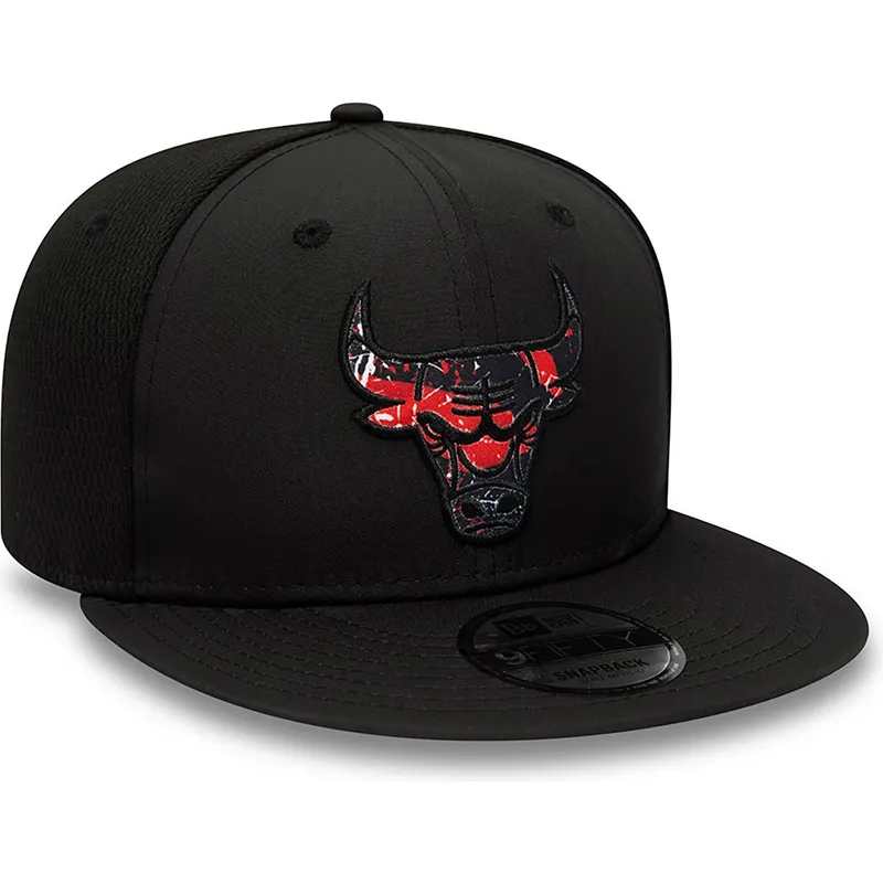 mutzen-flach-schwarz-snapback-9fifty-print-infill-der-chicago-bulls-nba-von-new-era