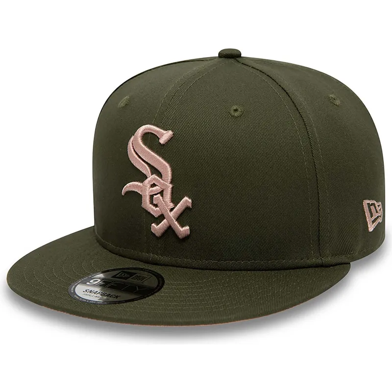 mutzen-flach-grun-snapback-rosa-9fifty-side-patch-der-chicago-white-sox-mlb-von-new-era mutzen-flach-grun-snapback-rosa-9fifty-side-patch-der-chicago-white-sox-mlb-von-new-era