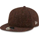 brun-justerbar-9fifty-tweed-flat-keps-fran-new-era