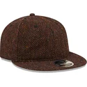 brun-justerbar-9fifty-tweed-flat-keps-fran-new-era