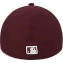 mutzen-gebogen-rot-angepasst-granate-39thirty-diamond-era-der-new-york-yankees-mlb-von-new-era