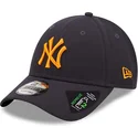 mutzen-gebogen-marineblau-verstellbares-band-9forty-repreve-der-new-york-yankees-mlb-von-new-era