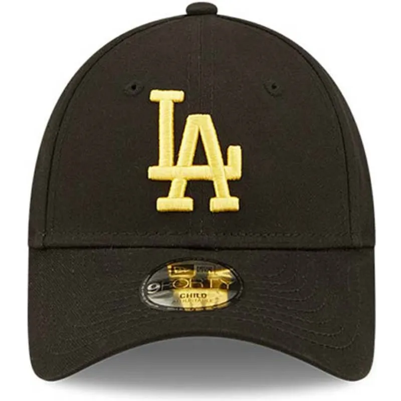 mutzen-gebogen-schwarz-verstellbares-band-fur-kinder-dorado-9forty-league-essential-der-los-angeles-dodgers-mlb-von-new-era mutzen-gebogen-schwarz-verstellbares-band-fur-kinder-dorado-9forty-league-essential-der-los-angeles-dodgers-mlb-von-new-era