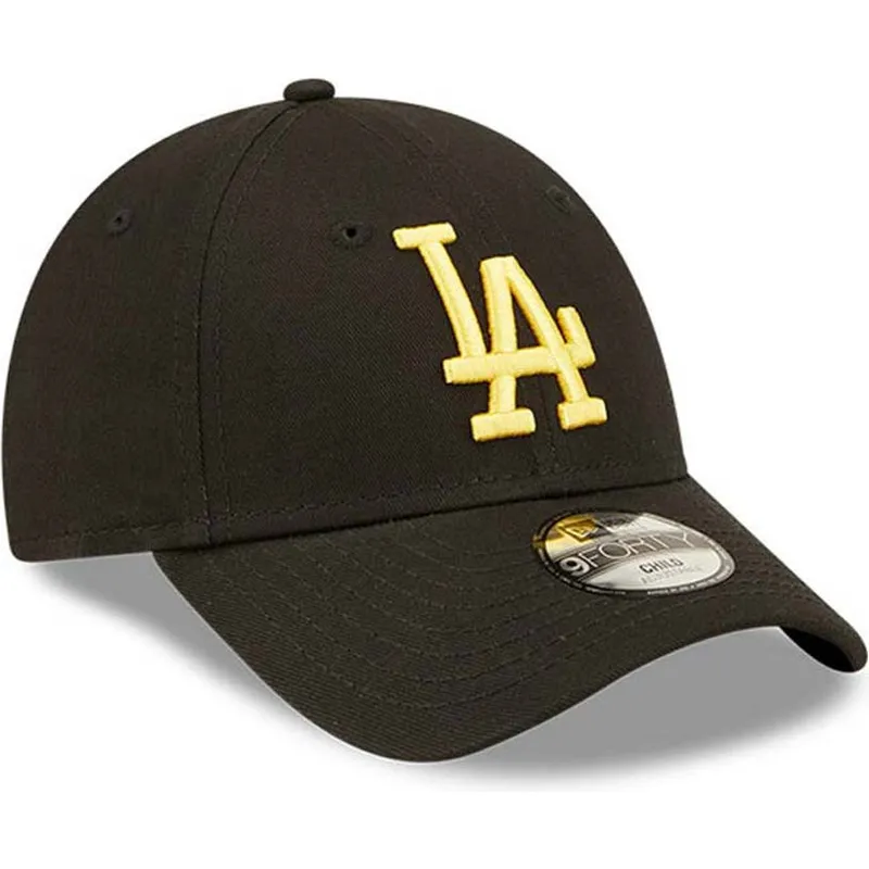 mutzen-gebogen-schwarz-verstellbares-band-fur-kinder-dorado-9forty-league-essential-der-los-angeles-dodgers-mlb-von-new-era mutzen-gebogen-schwarz-verstellbares-band-fur-kinder-dorado-9forty-league-essential-der-los-angeles-dodgers-mlb-von-new-era