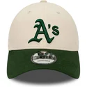 mutzen-gebogen-beige-verstellbares-band-9forty-der-oakland-athletics-mlb-von-new-era