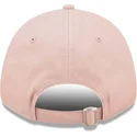 verstellbare-rosa-kappe-mit-gebogenem-schirm-und-weissem-logo-9forty-league-essential-der-new-york-yankees-mlb-von-new-era