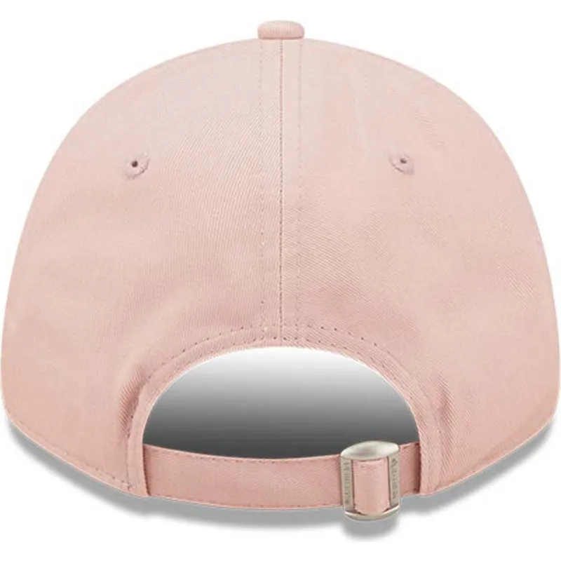 mutzen-gebogen-rosa-verstellbares-band-9forty-league-essential-der-new-york-yankees-mlb-von-new-era