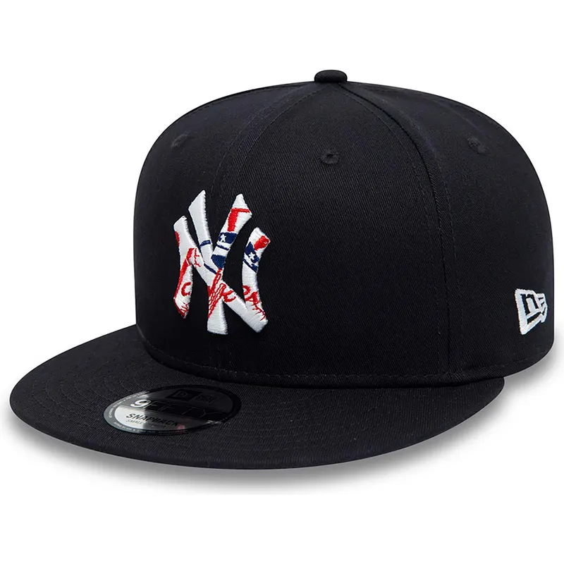 mutzen-flach-marineblau-snapback-9fifty-team-infill-der-new-york-yankees-mlb-von-new-era