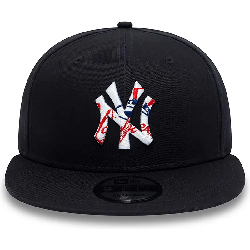mutzen-flach-marineblau-snapback-9fifty-team-infill-der-new-york-yankees-mlb-von-new-era