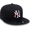 mutzen-flach-marineblau-snapback-9fifty-team-infill-der-new-york-yankees-mlb-von-new-era