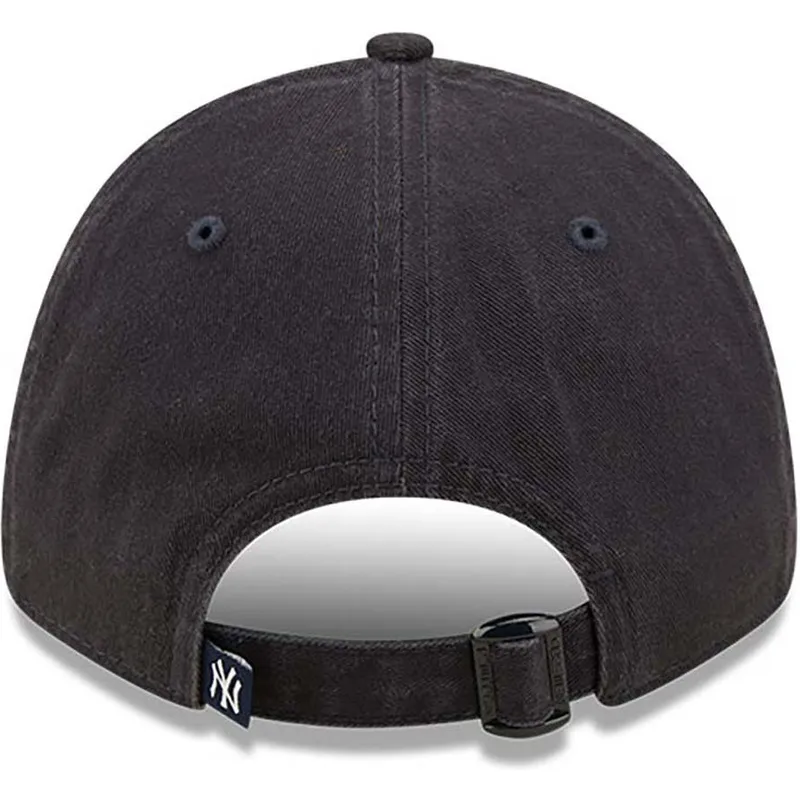 mutzen-gebogen-marineblau-verstellbares-band-9forty-flower-der-new-york-yankees-mlb-von-new-era
