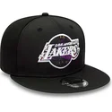 mutzen-flach-schwarz-snapback-9fifty-print-infill-der-los-angeles-lakers-nba-von-new-era