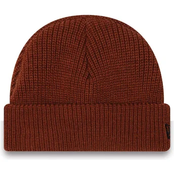 New Era Cuff Rib Short Brown Beanie