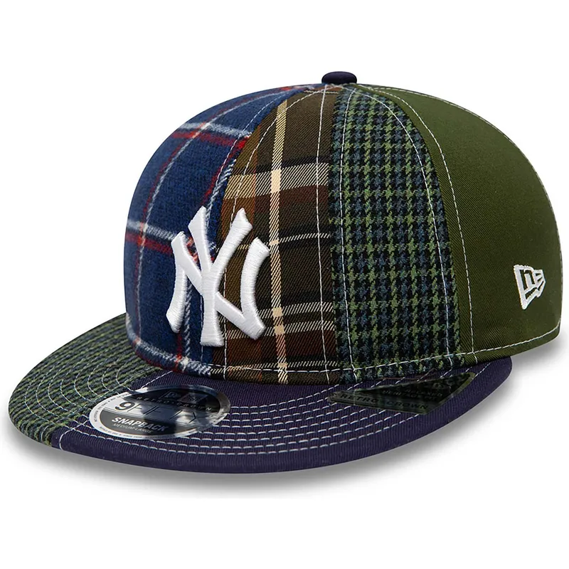mutzen-flach-marineblau-verstellbares-band-9fifty-patch-panel-der-new-york-yankees-mlb-von-new-era