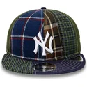 mutzen-flach-marineblau-verstellbares-band-9fifty-patch-panel-der-new-york-yankees-mlb-von-new-era