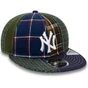 mutzen-flach-marineblau-verstellbares-band-9fifty-patch-panel-der-new-york-yankees-mlb-von-new-era