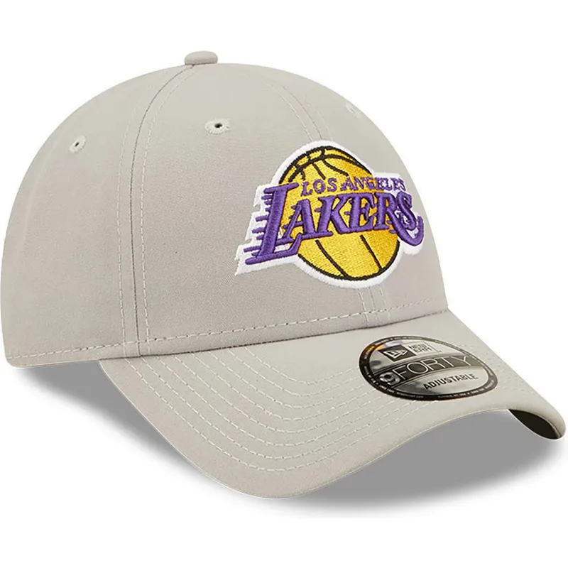 mutzen-gebogen-grau-verstellbares-band-9forty-repreve-der-los-angeles-lakers-nba-von-new-era mutzen-gebogen-grau-verstellbares-band-9forty-repreve-der-los-angeles-lakers-nba-von-new-era