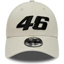 mutzen-gebogen-beige-verstellbares-band-valentino-rossi-vr46-9forty-essential-der-valentino-rossi-vr46-motogp-von-new-era