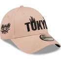 mutzen-gebogen-rosa-verstellbares-band-9forty-von-new-era