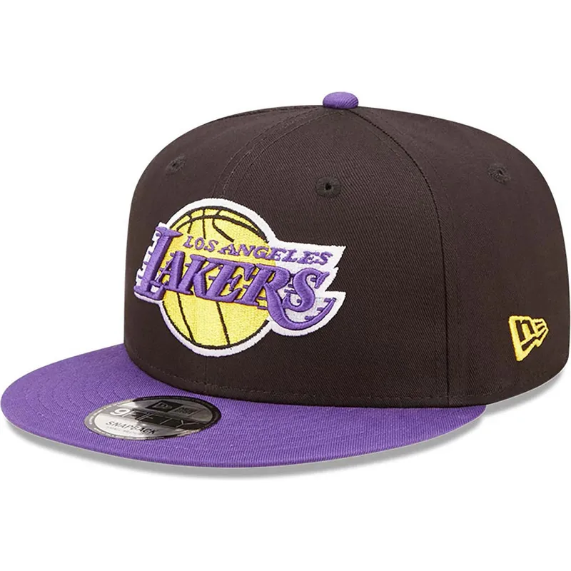 mutzen-flach-schwarz-snapback-9fifty-team-patch-der-los-angeles-lakers-nba-von-new-era mutzen-flach-schwarz-snapback-9fifty-team-patch-der-los-angeles-lakers-nba-von-new-era
