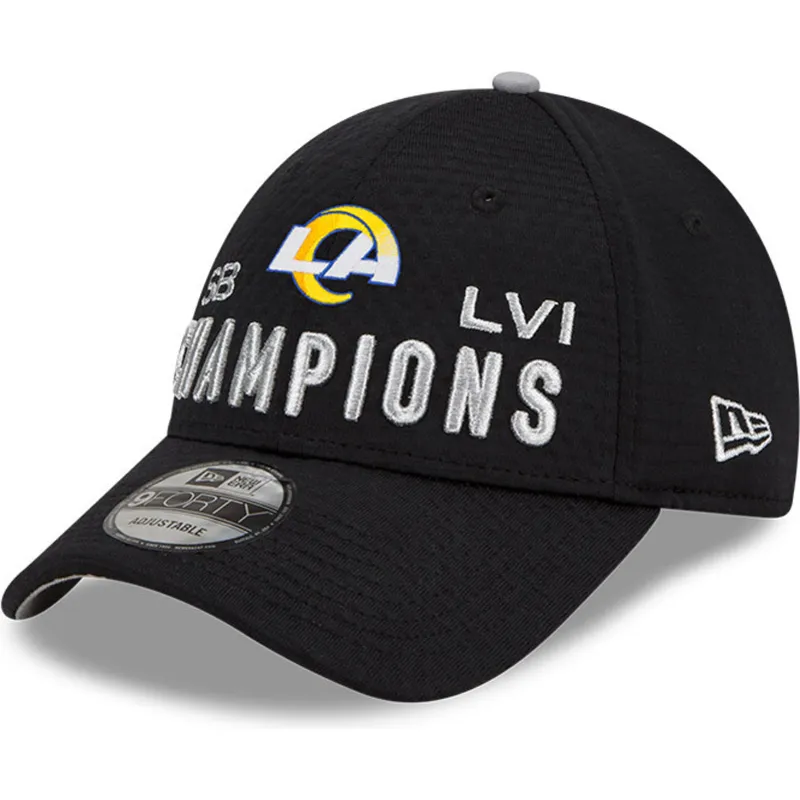 mutzen-gebogen-schwarz-verstellbares-band-9forty-super-bowl-champions-lvi-2022-der-los-angeles-rams-nfl-von-new-era
