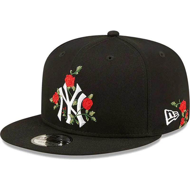 gorra-plana-negra-snapback-9fifty-flower-de-new-york-yankees-mlb-de-new-era