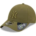 mutzen-gebogen-grun-snapback-9forty-repreve-der-new-york-yankees-mlb-von-new-era