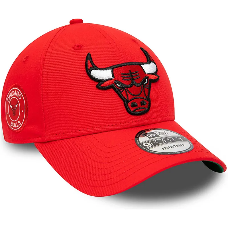 mutzen-gebogen-rot-verstellbares-band-9forty-team-side-patch-der-chicago-bulls-nba-von-new-era mutzen-gebogen-rot-verstellbares-band-9forty-team-side-patch-der-chicago-bulls-nba-von-new-era