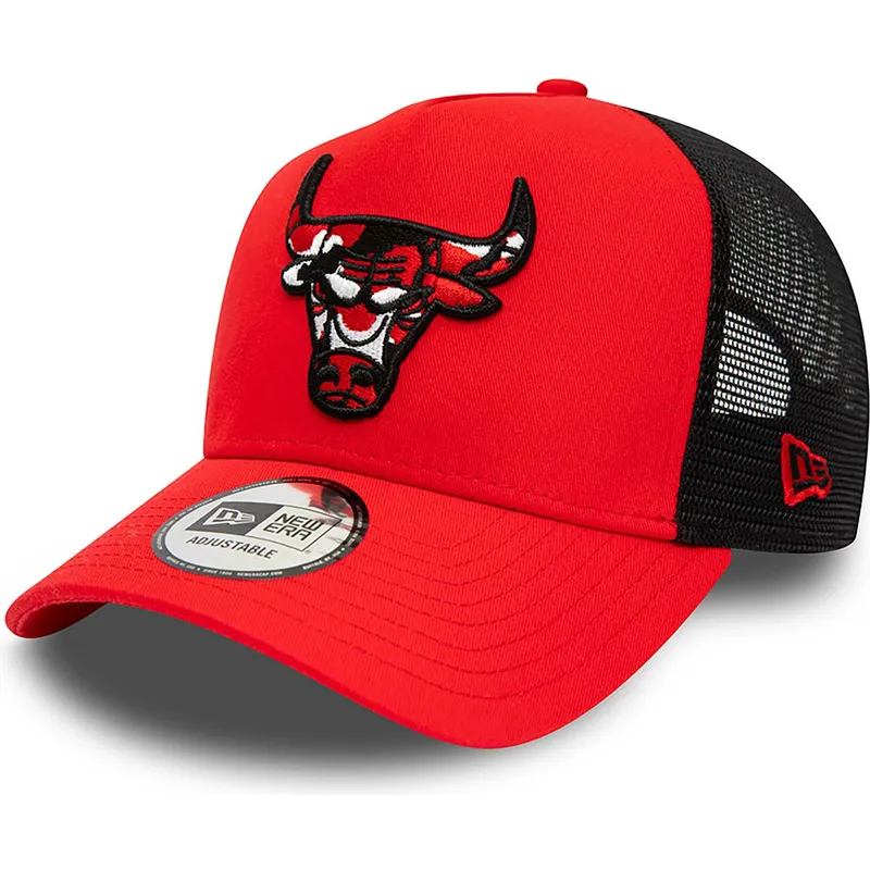 mutzen-gebogen-rot-snapback-a-frame-camo-infill-der-chicago-bulls-nba-von-new-era
