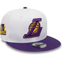 weisse-und-violette-snapback-kappe-9fifty-crown-patches-champions-der-los-angeles-lakers-nba-von-new-era