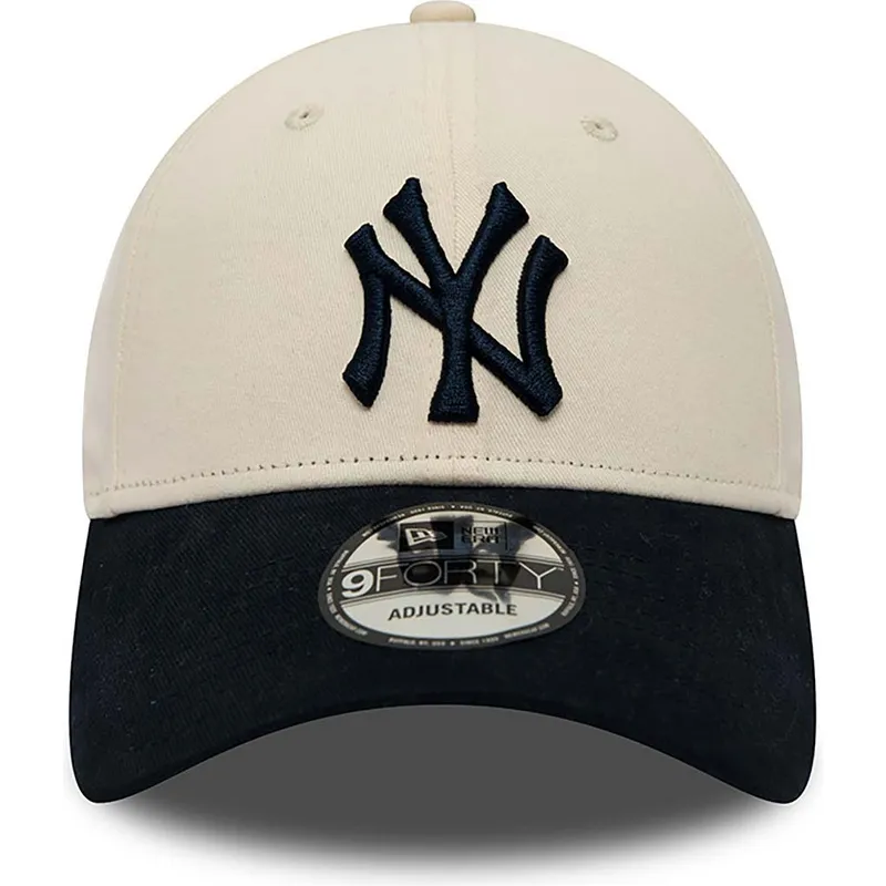 mutzen-gebogen-beige-verstellbares-band-9forty-der-new-york-yankees-mlb-von-new-era mutzen-gebogen-beige-verstellbares-band-9forty-der-new-york-yankees-mlb-von-new-era
