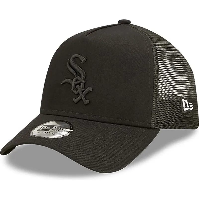 mutzen-gebogen-schwarz-snapback-a-frame-tonal-mesh-der-chicago-white-sox-mlb-von-new-era mutzen-gebogen-schwarz-snapback-a-frame-tonal-mesh-der-chicago-white-sox-mlb-von-new-era
