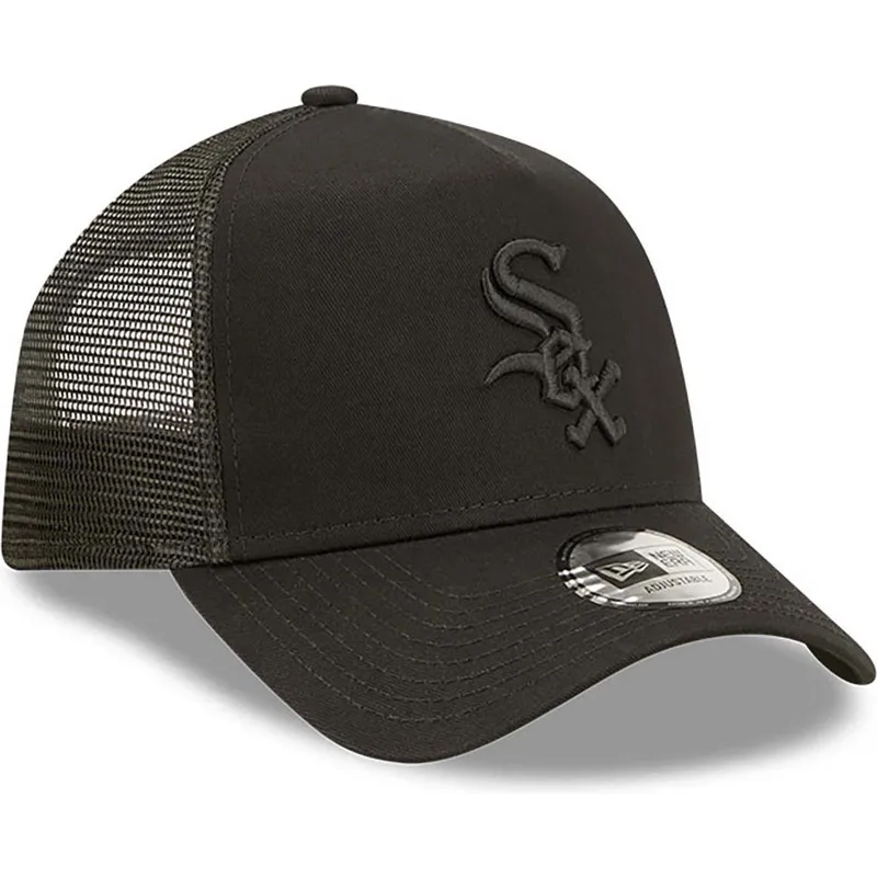 mutzen-gebogen-schwarz-snapback-a-frame-tonal-mesh-der-chicago-white-sox-mlb-von-new-era mutzen-gebogen-schwarz-snapback-a-frame-tonal-mesh-der-chicago-white-sox-mlb-von-new-era