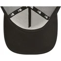 schwarze-trucker-kappe-mit-schwarzem-logo-a-frame-tonal-mesh-von-chicago-white-sox-mlb-von-new-era