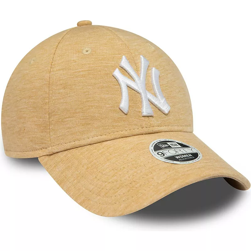 Gorra curva marrón ajustable para mujer 9FORTY Monogram de New York Yankees  MLB de New Era