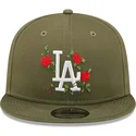 gorra-plana-verde-snapback-9fifty-flower-de-los-angeles-dodgers-mlb-de-new-era