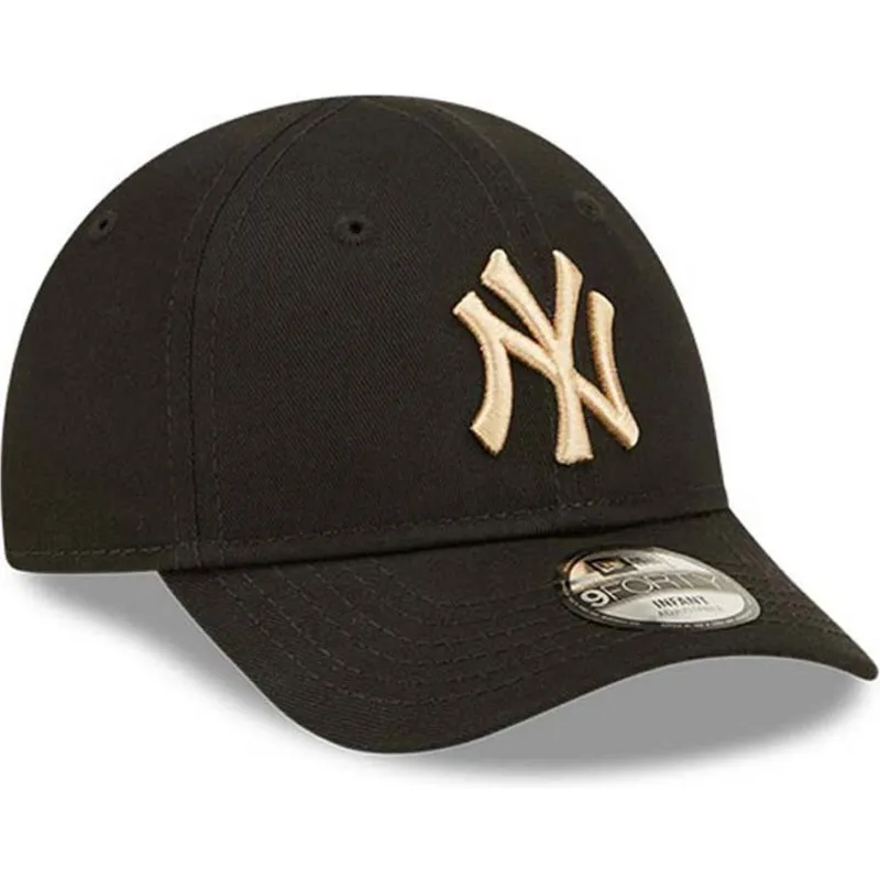 mutzen-gebogen-schwarz-verstellbares-band-fur-kinder-pequeno-9forty-league-essential-der-new-york-yankees-mlb-von-new-era mutzen-gebogen-schwarz-verstellbares-band-fur-kinder-pequeno-9forty-league-essential-der-new-york-yankees-mlb-von-new-era