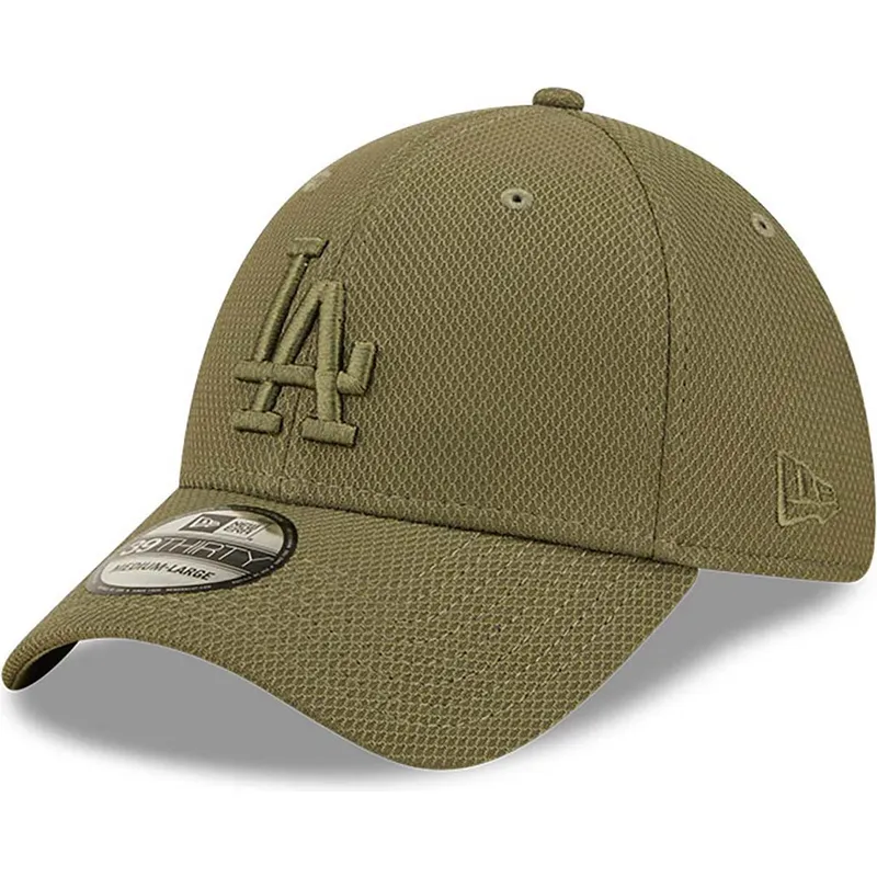 Gorra curva negra ajustada 39THIRTY Essential de Los Angeles Dodgers MLB de  New Era