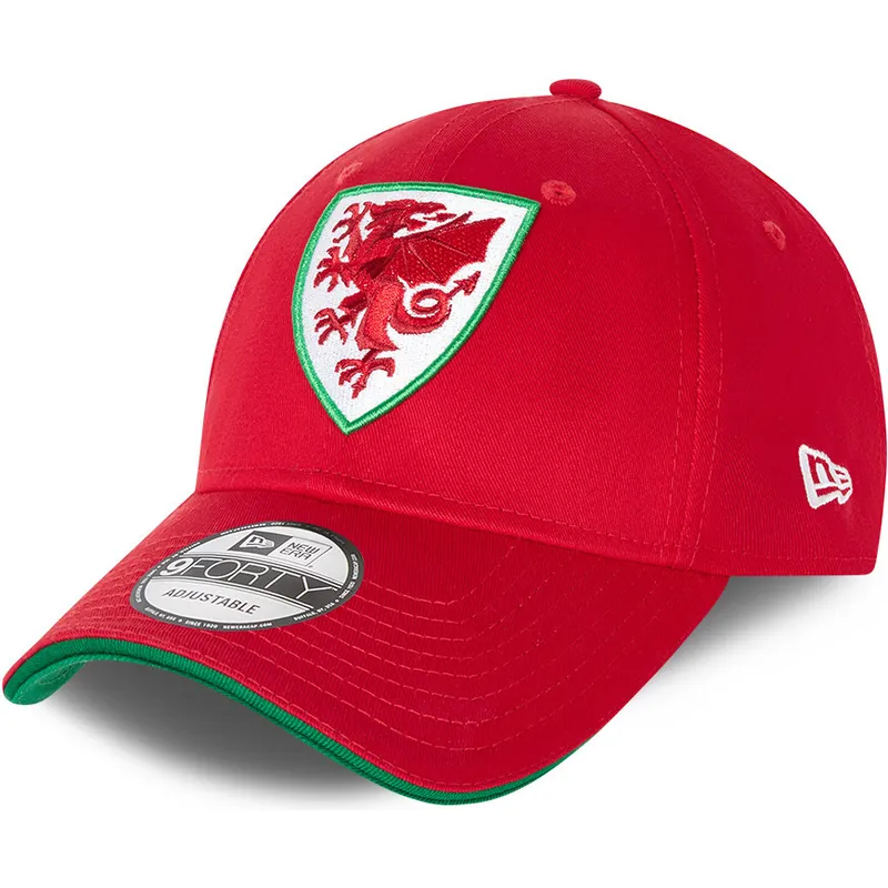 mutzen-gebogen-rot-verstellbares-band-9forty-de-wales-copa-mundial-der-wales-copa-mundial-de-futbol-von-new-era mutzen-gebogen-rot-verstellbares-band-9forty-de-wales-copa-mundial-der-wales-copa-mundial-de-futbol-von-new-era