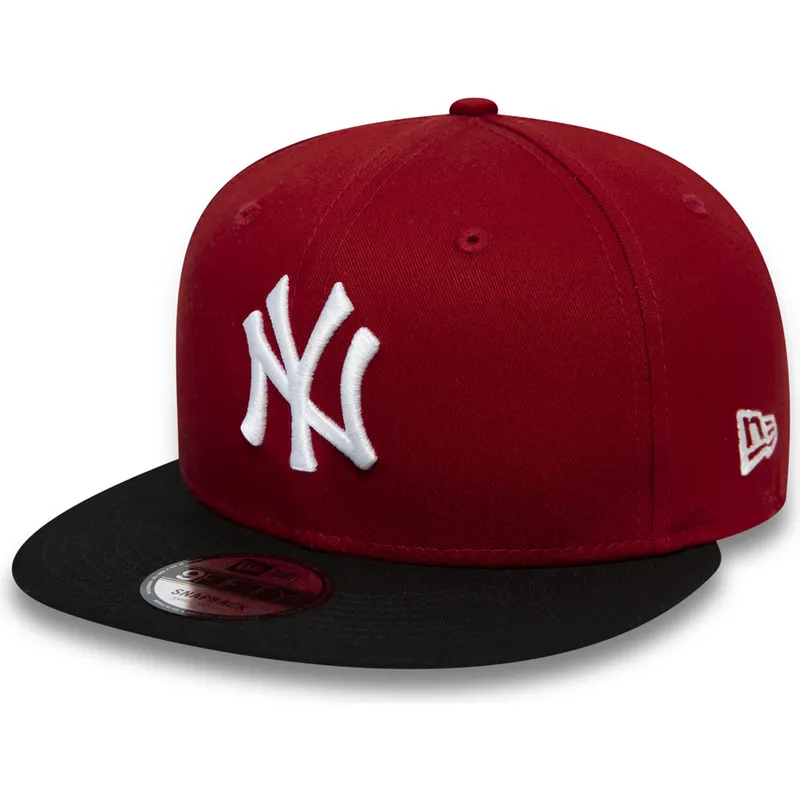 mutzen-flach-rot-snapback-9fifty-colour-block-der-new-york-yankees-mlb-von-new-era mutzen-flach-rot-snapback-9fifty-colour-block-der-new-york-yankees-mlb-von-new-era