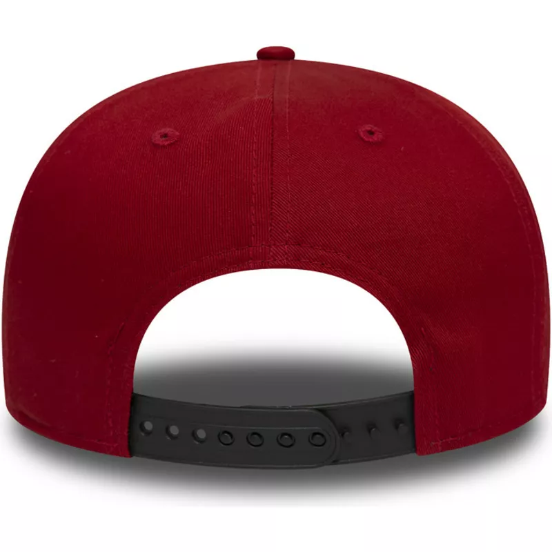 new-era-flat-brim-9fifty-colour-block-new-york-yankees-mlb-red-and-black-snapback-cap