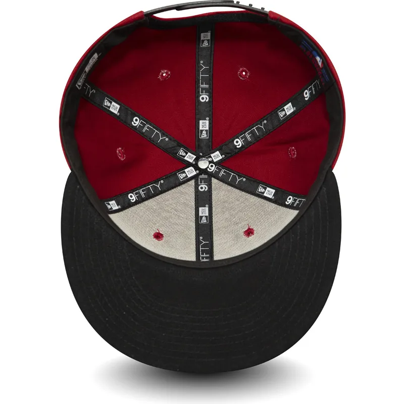 mutzen-flach-rot-snapback-9fifty-colour-block-der-new-york-yankees-mlb-von-new-era mutzen-flach-rot-snapback-9fifty-colour-block-der-new-york-yankees-mlb-von-new-era