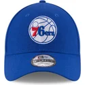 mutzen-gebogen-blau-verstellbares-band-9forty-league-der-philadelphia-76ers-nba-von-new-era