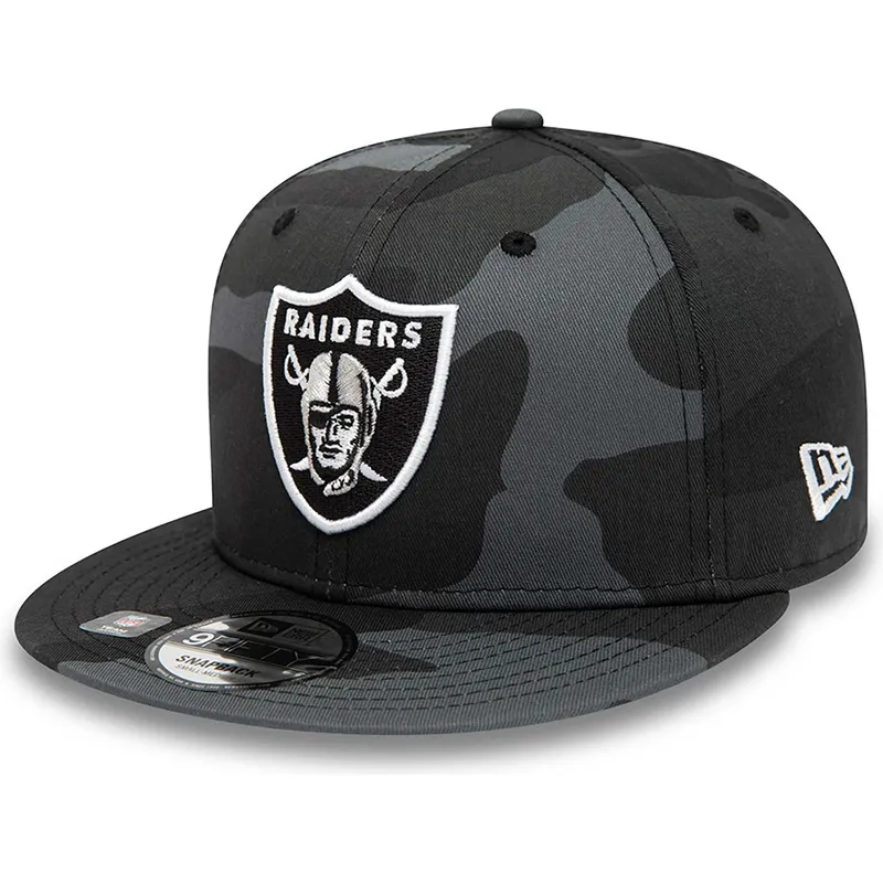 mutzen-flach-tarnung-snapback-negro-9fifty-team-der-las-vegas-raiders-nfl-von-new-era