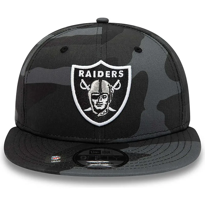 mutzen-flach-tarnung-snapback-negro-9fifty-team-der-las-vegas-raiders-nfl-von-new-era